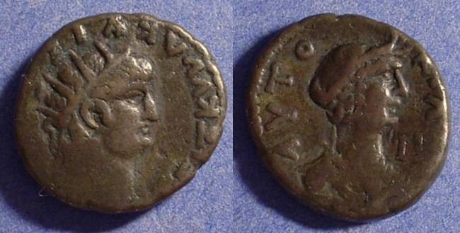 Ancient Coins - Roman Egypt - Nero 54-68AD - Billon Tetradrachm
