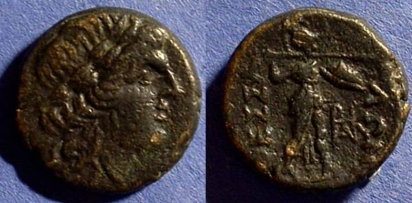 Ancient Coins - Thessalian League AE19, 196-146 BC