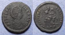 Ancient Coins - Roman Empire, Aelia Flaccila 378-388, AE2