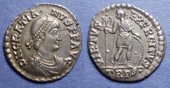 Ancient Coins - Roman Empire, Gratian 367-683, Silver Miliarense