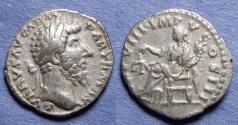 Ancient Coins - Roman Empire, Lucius Verus 161-9, Silver Denarius