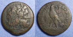 Ancient Coins - Egypt, Ptolemy III 246-222 BC, Bronze Tetrobol