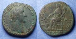 Ancient Coins - Roman Empire, Antoninus Pius 138-161, Sestertius