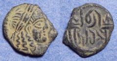 Ancient Coins - Nabatea, Rabbel II with Gamilat 70-106, Bronze AE14