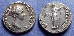 Ancient Coins - Roman Empire, Faustina Jr 147-175, Silver Denarius