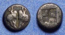 Ancient Coins - Lesbos, Uncertain mint 478-460 BC, Billon Diobol