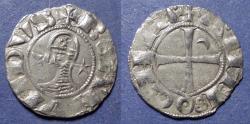 World Coins - Crusader Antioch, Bohemund III 1163-1201, Billon Denier