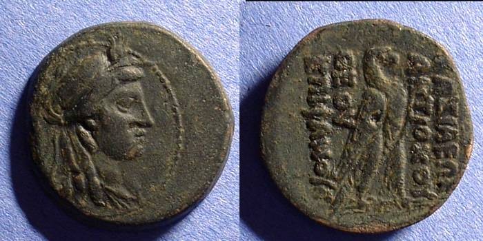 Ancient Coins - Seleucid Kingdom - Antiochos IV 175-164 BC AE25