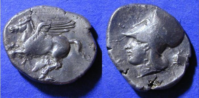 Ancient Coins - Leukas Akarnania - Stater - 390-345 BC