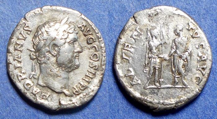 Roman Empire, Hadrian 117-138, Silver Denarius | Roman Imperial Coins