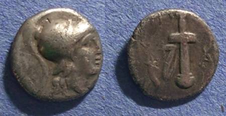 Ancient Coins - Caria, Kaunos 166-150 BC, Hemidrachm