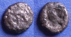 Ancient Coins - Asia Minor, Uncertain mint Circa 450 BC, Silver Obol