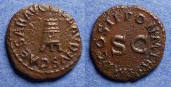 Ancient Coins - Roman Empire, Claudius 41-54, Quadrans