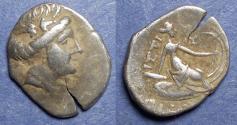Ancient Coins - Euboaea, Histiaea 196-146 BC, Silver Tetrobol