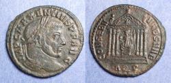 Ancient Coins - Roman Empire, Maxentius 306-312, Bronze Follis