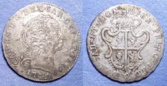 World Coins - Italy, Sardinia, Carlo Emanuele III 1771, Silver Reale