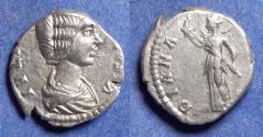 Ancient Coins - Roman Empire, Julia Domna 193-217, Silver Denarius