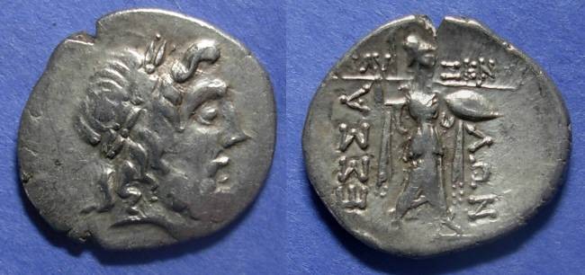 Ancient Coins - Thessalian League,  45-40 BC, Stater ( Double Victoriatus )