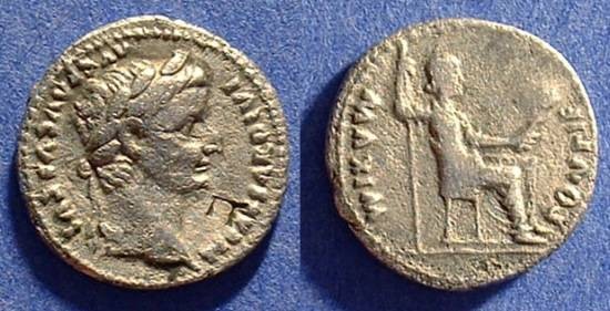 Ancient Coins - Tiberius 14-37AD Denarius  "Tribute Penny"