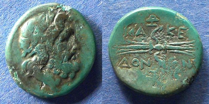 Ancient Coins - Kings of Macedonia, Philip V & Perseus 187-168 BC, AE22