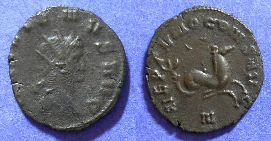 Ancient Coins - Gallienus 253-268AD Antoninianus - Hippocamp reverse