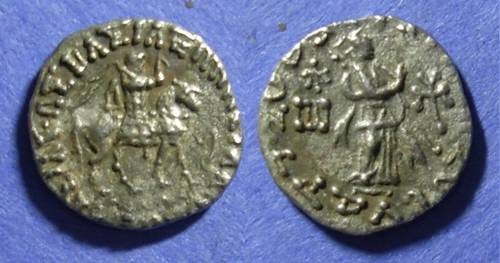Ancient Coins - Indo Scythian, Azes II 5-40 AD, Drachm