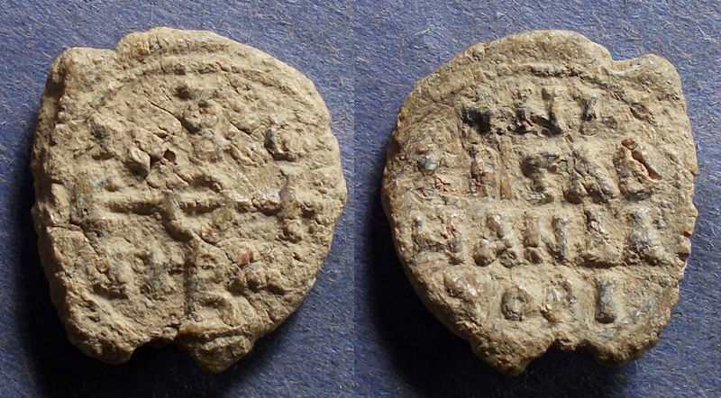 Byzantine Empire, Circa 800, Lead Seal | Byzantine Coins