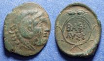Ancient Coins - Kings of Thrace, Lysimachos 305-281 BC, Bronze AE13