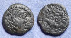 Ancient Coins - Celtic Gaul, Senones 52-27 BC, Bronze AE14