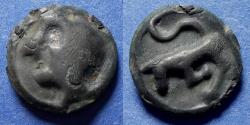 Ancient Coins - Celtic Gaul, Sequani Circa 50 BC, Potin Unit