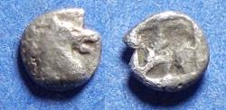 Ancient Coins - Aeolis, Kyme 480-450 BC, Silver Hemiobol