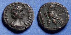 Ancient Coins - Roman Egypt, Salonina 253-268, Billon Tetradrachm