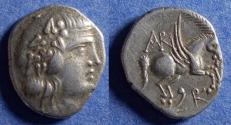 Ancient Coins - Korkyra,  229-48 BC, Silver Didrachm