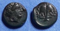 Ancient Coins - Thrace, Apollonia Pontika Circa 350 BC, Dichalkon