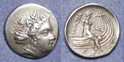 Ancient Coins - Euboaea, Histiaea Circa 200 BC, Silver Tetrobol