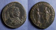 Ancient Coins - Roman Empire, Maximianus Struck 305, Bronze Retirement Follis