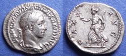 Ancient Coins - Roman Empire, Severus Alexander 222-235, Silver Denarius