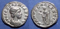 Ancient Coins - Roman Empire, Julia Soaemias 218-223, Silver Denarius