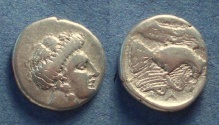 Ancient Coins - Euboea, Chalkis 340-294 BC, Drachm