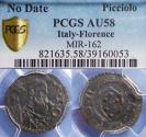 World Coins - Italy, Florence, Cosimo I de Medici 1537-1574, Billon Picciolo