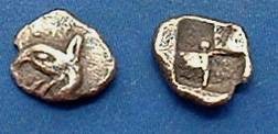 Ancient Coins - Phokaia, Ionia - Hemiobol  Circa 525-500 BC