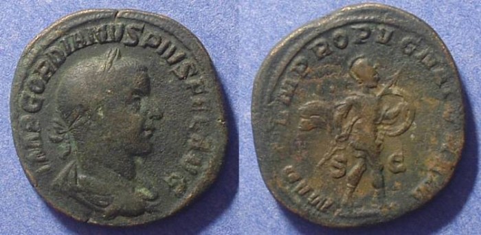 Ancient Coins - Gordian III 238-244 - Sestertius