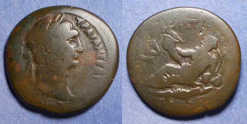 Ancient Coins - Roman Egypt, Trajan 98-117, Bronze Drachm