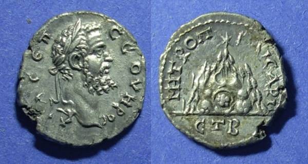 Ancient Coins - Roman Caesarea, Septimius Severus 193-211, Drachm