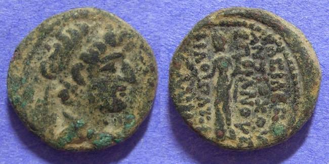 Ancient Coins - Seleucid Kingdom - Antiochos XII 88-84 BC - AE21