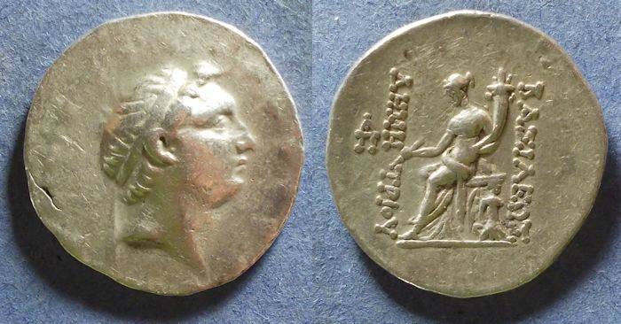 Ancient Coins - Seleucid Kingdom, Demetrios I 162-150 BC, Tetradrachm