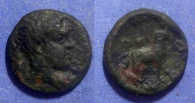 Ancient Coins - Pheneos, Arkadia 370-340 BC, Chalkous