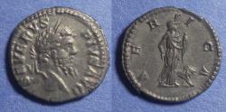 Ancient Coins - Roman Empire, Septimius Severus 193-211, Silver Denarius