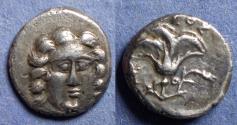 Ancient Coins - Islands off of Caria: Rhodes, Mint in central or northern Greece 175-170 BC, Silver Drachm