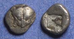 Ancient Coins - Asia Minor Uncertain, Samos (?) Circa 500 BC, Silver Diobol